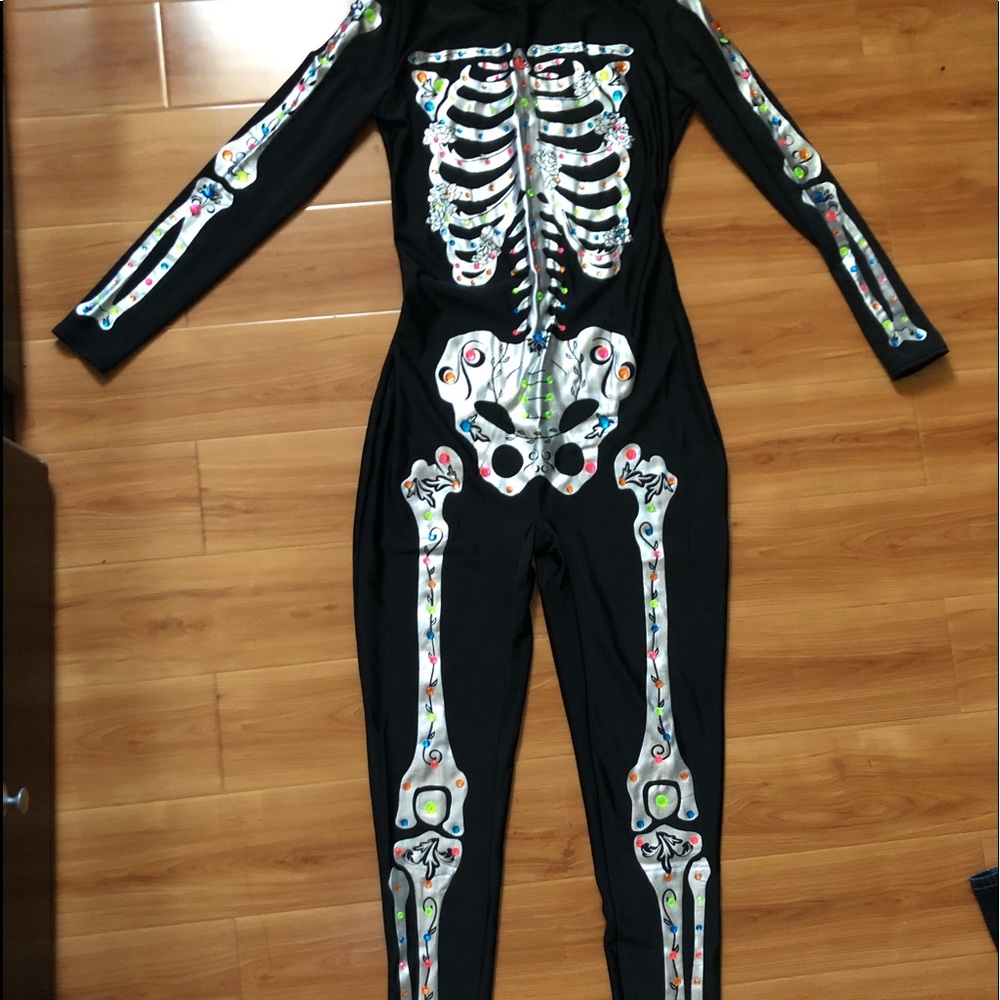 Colorful Skeleton Costume - Picture 2 of 5